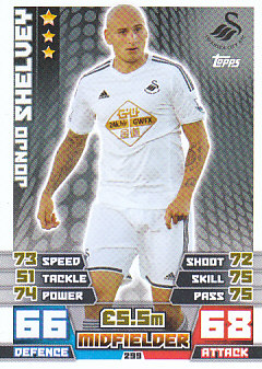 Jonjo Shelvey Swansea City 2014/15 Topps Match Attax #299